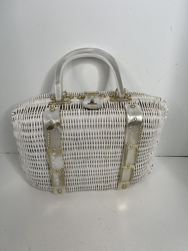 Vintage plastic wicker miami - wicker,