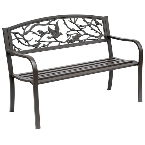 75in metal garden bench - 50.75in,