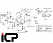 4x Rear Diff Outrigger Bracket