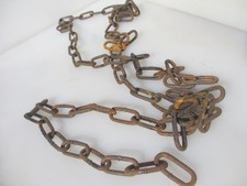 Large Vintage Iron Chain