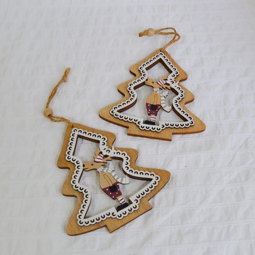 Wooden christmas tree shaped - christmas,