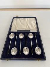 CASED SET OF 6 STERLING SILVER