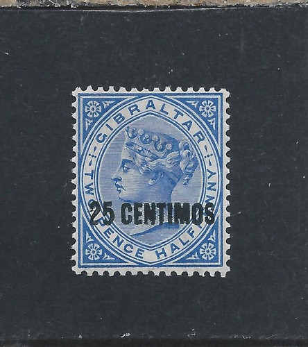 Gibraltar 1889 25c d - 1889, on