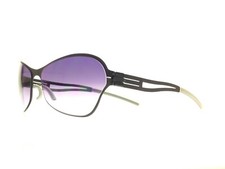 IC! Berlin Daphne Black - Unworn Deadstock Stainless Steel Vintage Sunglasses