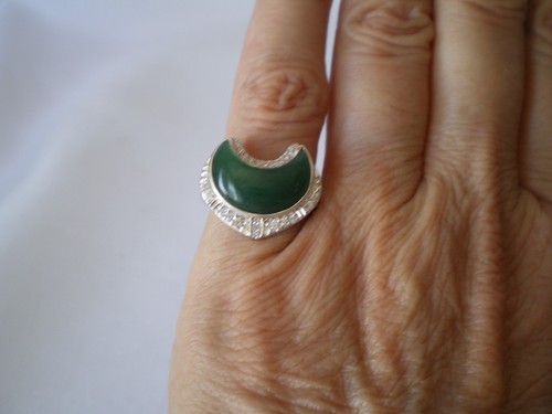 Aventurine zircon ring 4 - zircon, 4.65