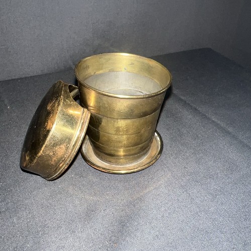 Antique brass collapsible - brass,