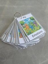 Emotions flash cards, autism