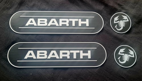 Fiat abarth side - logos,