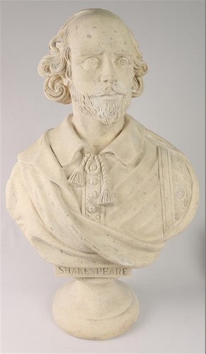 Shakespeare bust life size - bust,