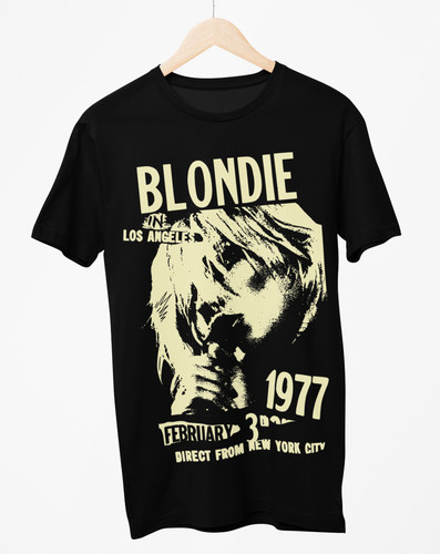 Blondie 1977 gig poster - blondie,