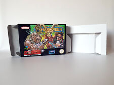 Shadowrun UKV PAL SNES Super Nintendo Empty replacement Box & Tray