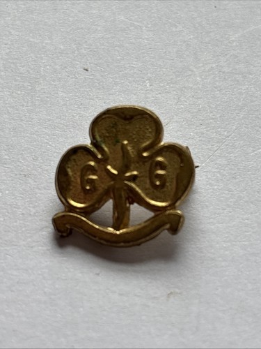 Girl guide metal - girl, badge