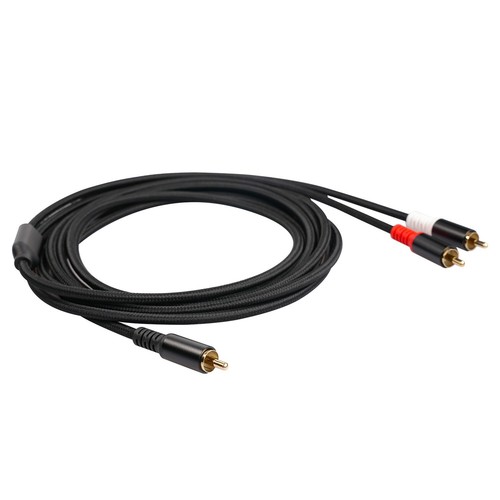 Rca 2rca subwoofer cable y - to,