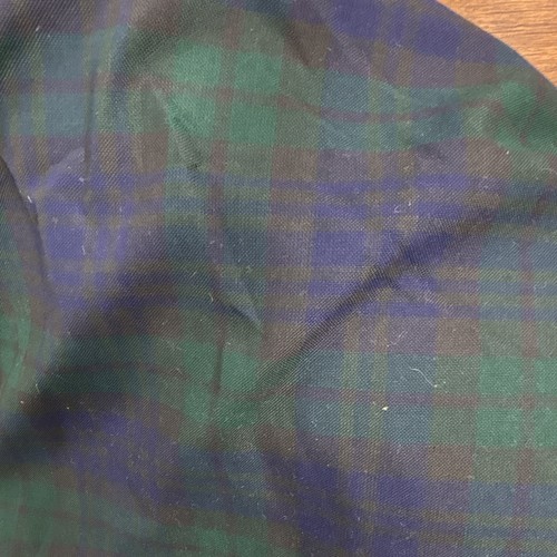 Black watch green blue tartan - green,