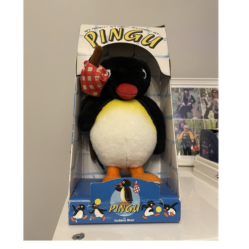 1990s golden bear pingu - bear, soft