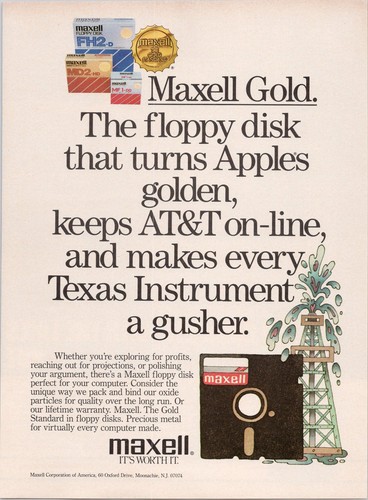 Maxell floppy disk vintage - maxell,