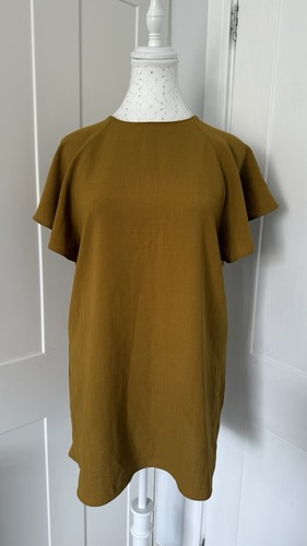 Zara trf mustard shift - mustard,