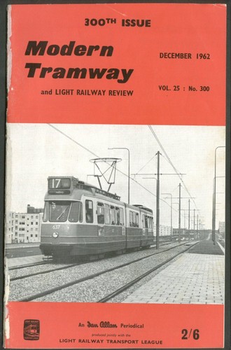 Modern tramway dec 1962 - modern,
