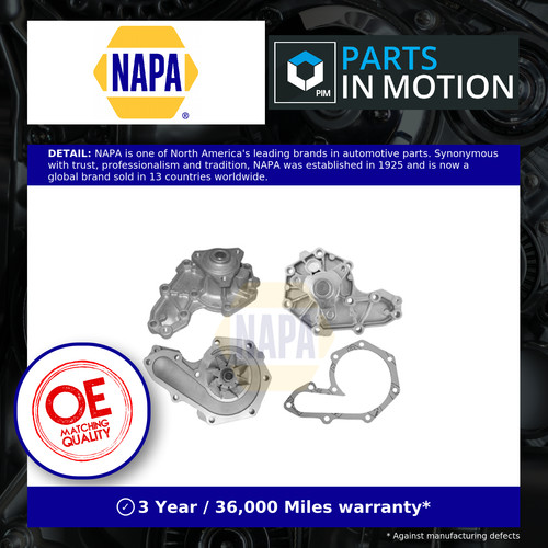 Water pump nwp1438 napa - pump,