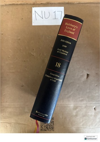 Halsbury laws england 5th - halsbury's, of