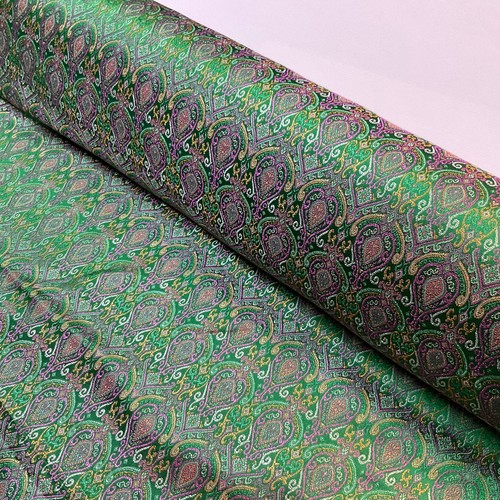 Paisley faux thai silk chinese