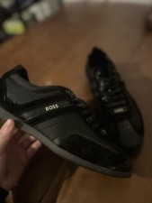 Men’s Boss Shoes Black Size