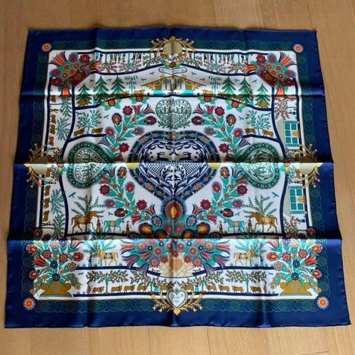 Hermes scarf stole decoupages - scarf,