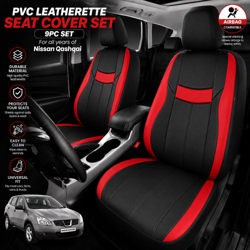 9pc leather look - car, seat