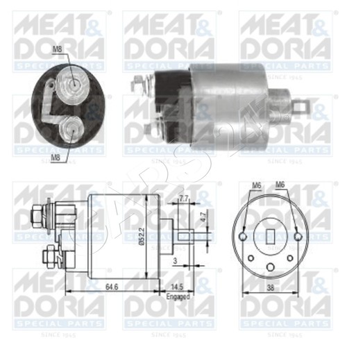 Starter solenoid switch fits - switch,