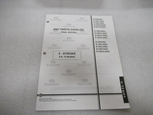 Pm59 2001 evinrude stroke - 2001, 4-stroke