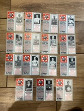 TYPHOO INTERNATIONAL FOOTBALL STARS - RARE HALF CARD PERFECT  CONDITION