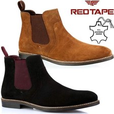 Mens Leather Chelsea Boots New