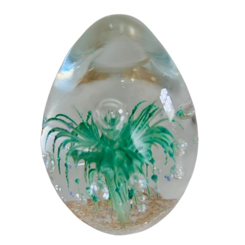 Vintage art glass paperweight - art,