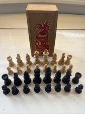 Staunton 'House Martin' Boxwood Chess Pieces Full Set 2.5” King