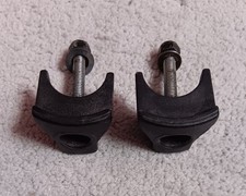 Invacare Mirage Swing Away Leg Rest Guides Frame Mount Pair Swingaway powerchair