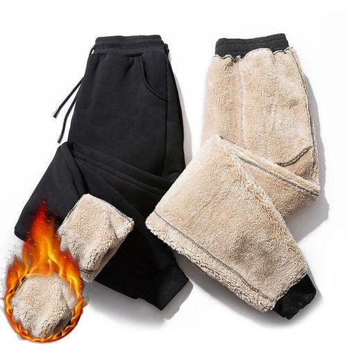 Men fleece lined pants thermal - men,