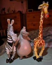  2005 Capri Sun MADAGASCAR GLORIA HIPPO, Marty Zebra, Melman Giraffe figures toy