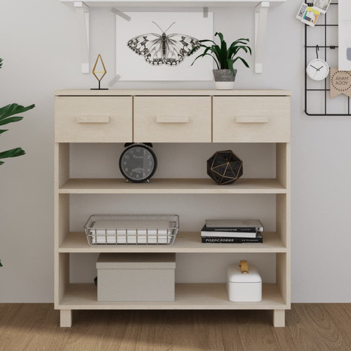 Console table honeybrown solid - console,