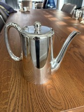 Silver plated teapot - silver, walker