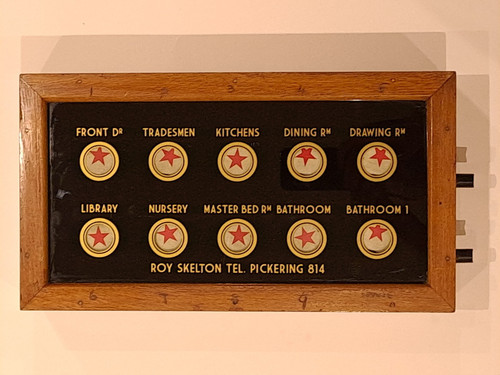 Butlers servant bell board - servant,