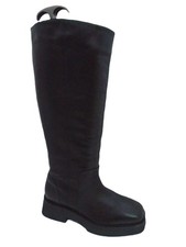 NEXT BLACK LEATHER KNEE HIGH