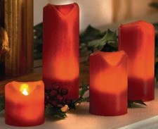 LED Bulb Pillar Candles