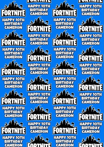 Fortnite personalised birthday - personalised,