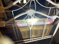 Laura Ashley Ivory Metal Headboard & Footboard (Single Bed)