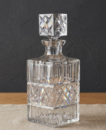 Vintage square crystal - square,