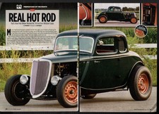 2016 print article: Real Hot Rod: 1934 Ford Five-Window Coupe