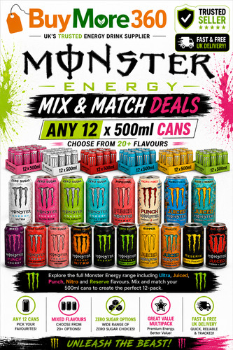 Monster energy drinks pack - monster,