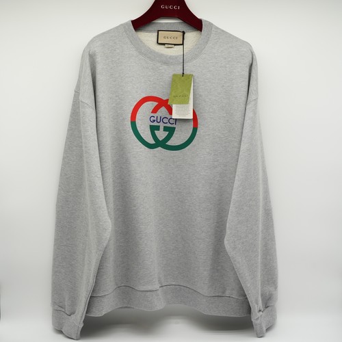 Gucci sweatshirt grey xl - gg,