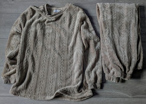 Primark beige fleece pyjamas - fleece,