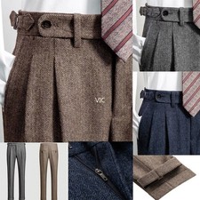 Men's Tweed Herringbone Retro